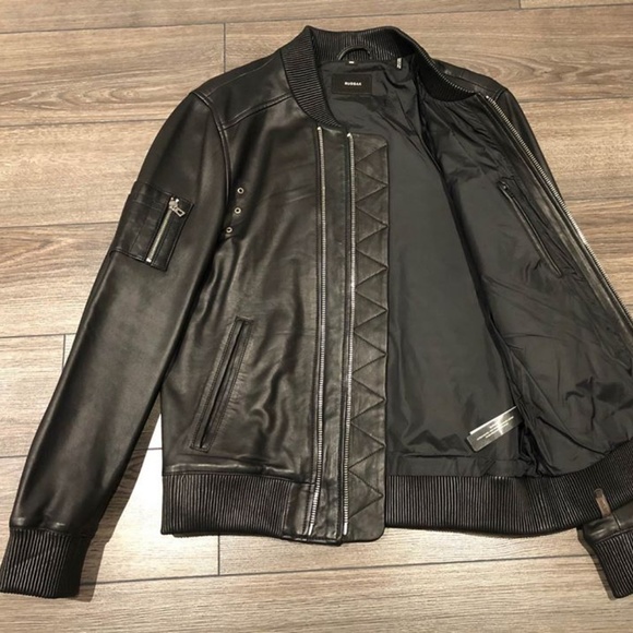 Rudsak men’s black leather jacket (Medium) new, ne - Picture 1 of 3